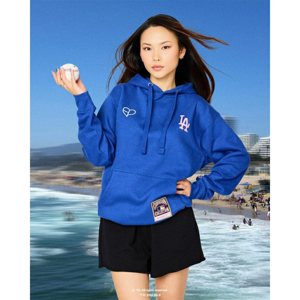 Los Angeles Dodgers x BLACKPINK  Pullover Hoodie - Royal - Limited Edition | Mitchell & Ness