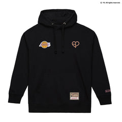 Los Angeles Lakers x BLACKPINK Pullover Hoodie - Black - Limited Edition | Mitchell & Ness for sale