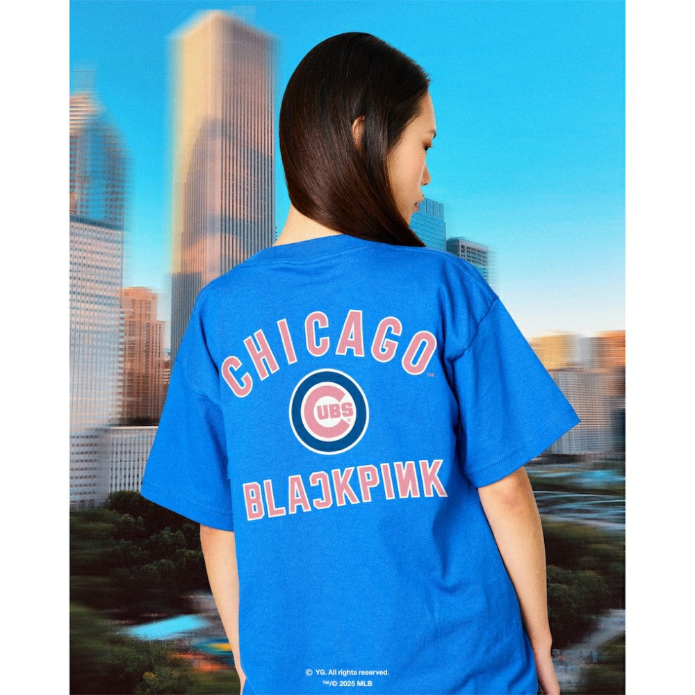 Chicago Cubs x BLACKPINK  T-Shirt - Royal - Limited Edition | Mitchell & Ness