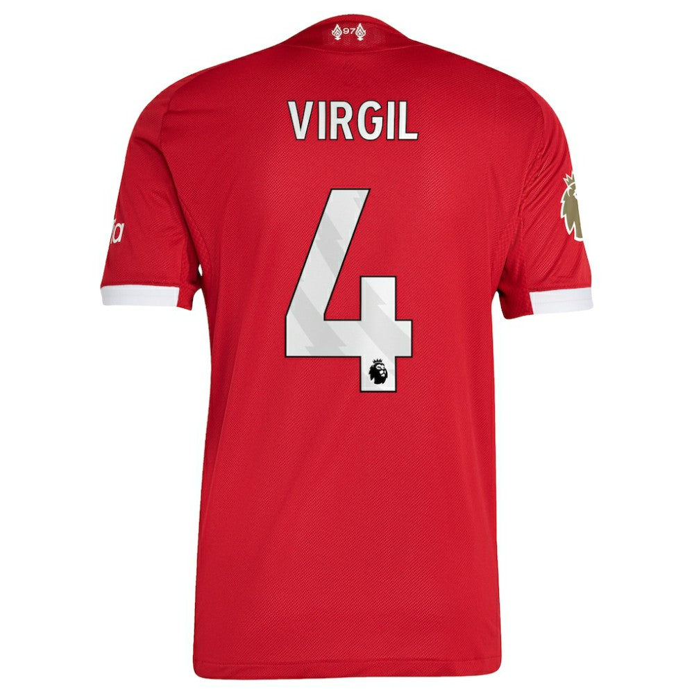 Virgil van Dijk Liverpool 2025/26 Home Jersey / Soccer Online