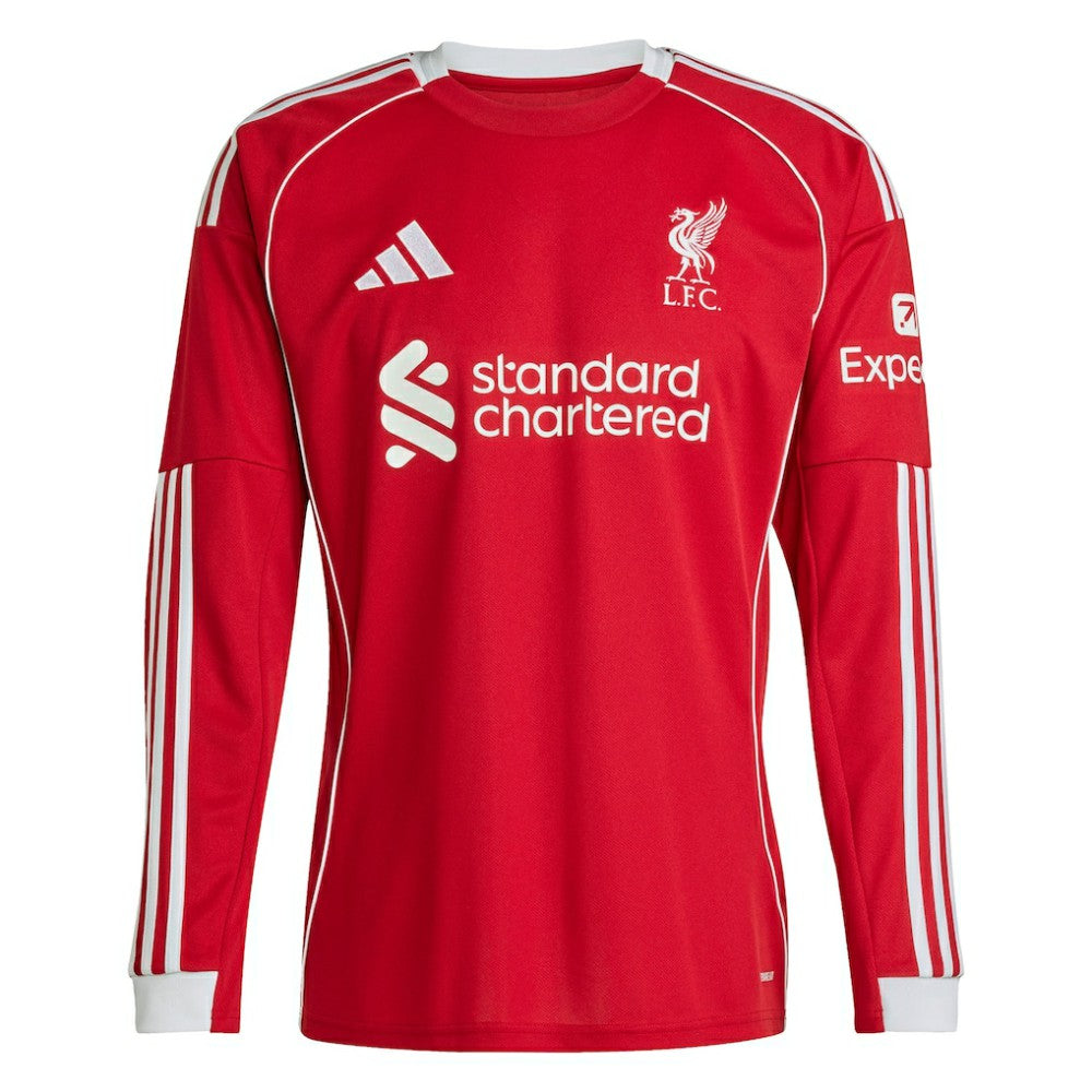 Virgil van Dijk Liverpool 2025/26 Home Replica Long Sleeve Jersey / Soccer Sale