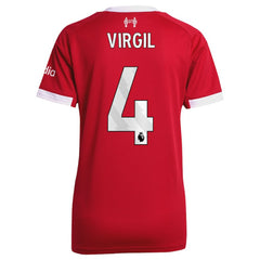 Virgil van Dijk Liverpool Women's 2025/26 Home Replica Jersey / Soccer On sale
