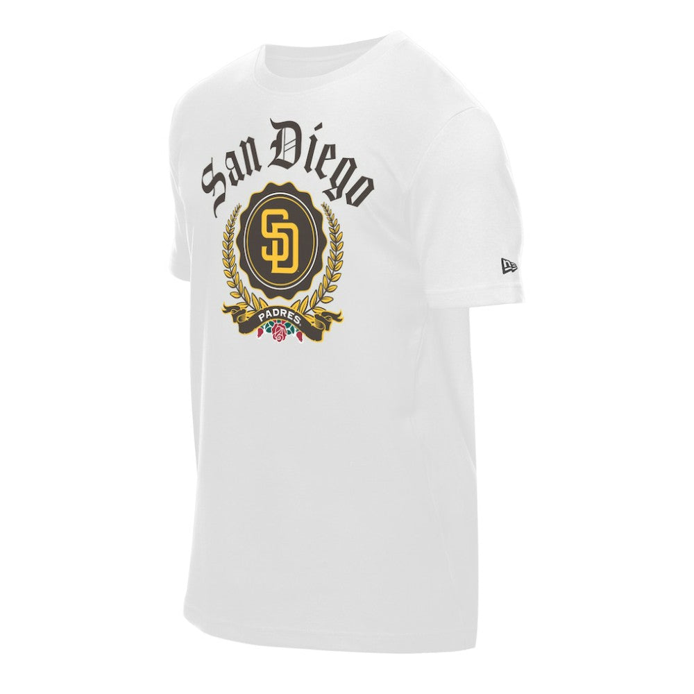San Diego Padres Fleur Domestic T-Shirt - White | New Era