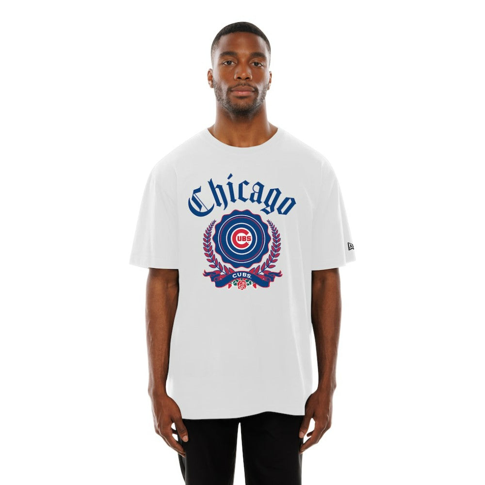 Chicago Cubs Fleur Domestic T-Shirt - White | New Era