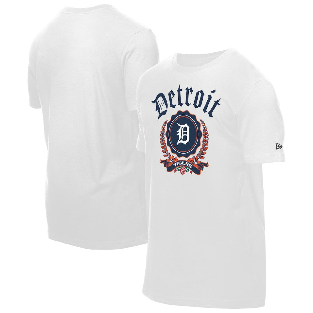 Detroit Tigers Fleur Domestic T-Shirt - White | New Era
