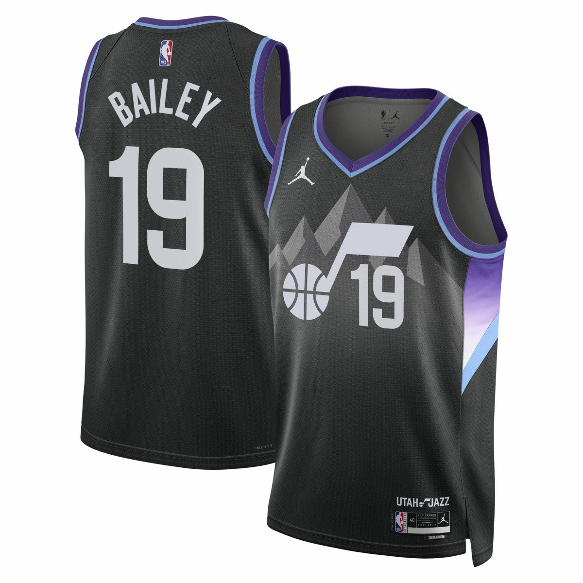 Ace Bailey Utah Jazz Jordan Brand Unisex Swingman Player Jersey - Statement Edition - Black shop