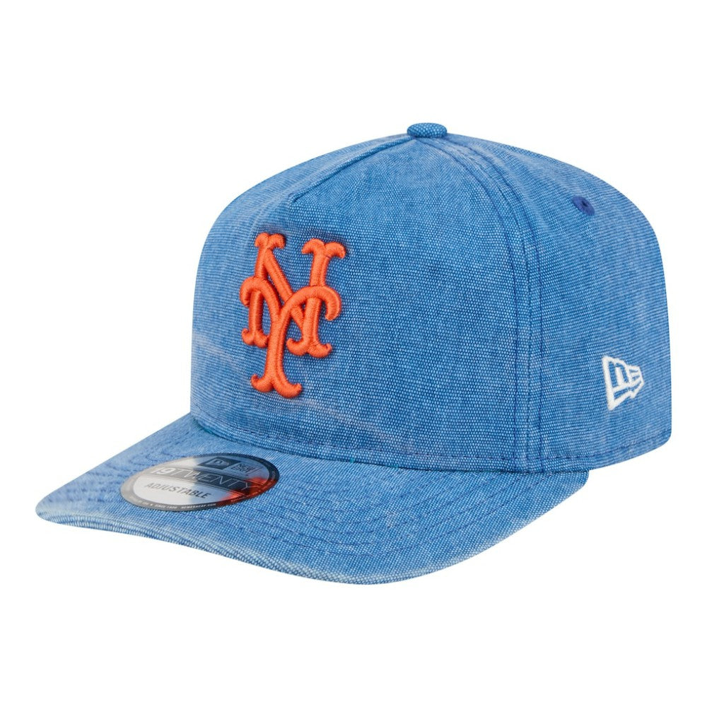 New York Mets Throwback Denim Classic 19TWENTY Adjustable Hat - Royal | New Era