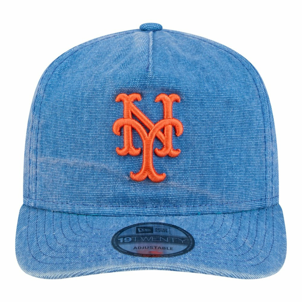 New York Mets Throwback Denim Classic 19TWENTY Adjustable Hat - Royal | New Era