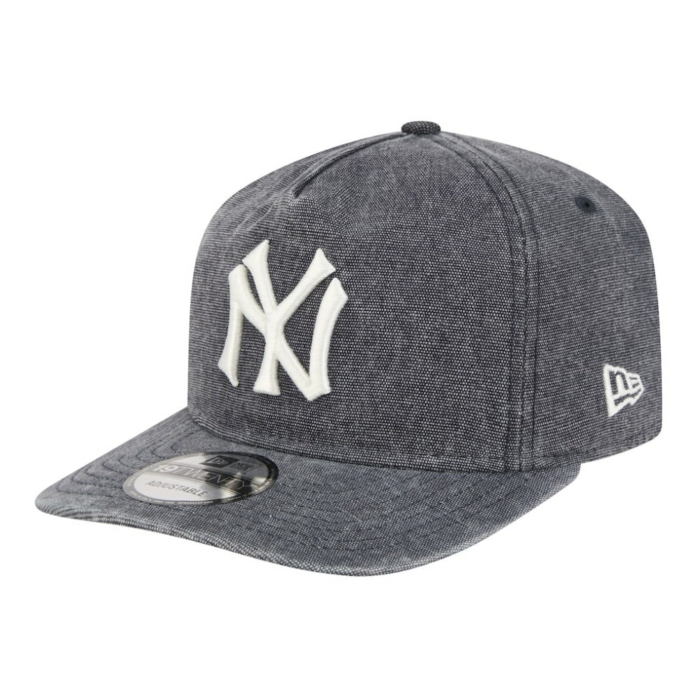 New York Yankees Throwback Denim Classic 19TWENTY Adjustable Hat - Navy Heather | New Era