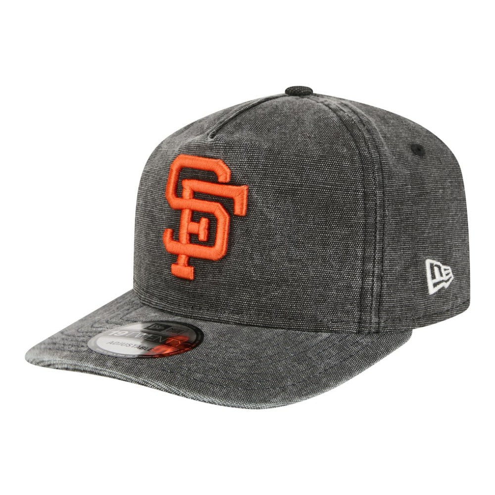 San Francisco Giants Throwback Denim Classic 19TWENTY Adjustable Hat - Black | New Era