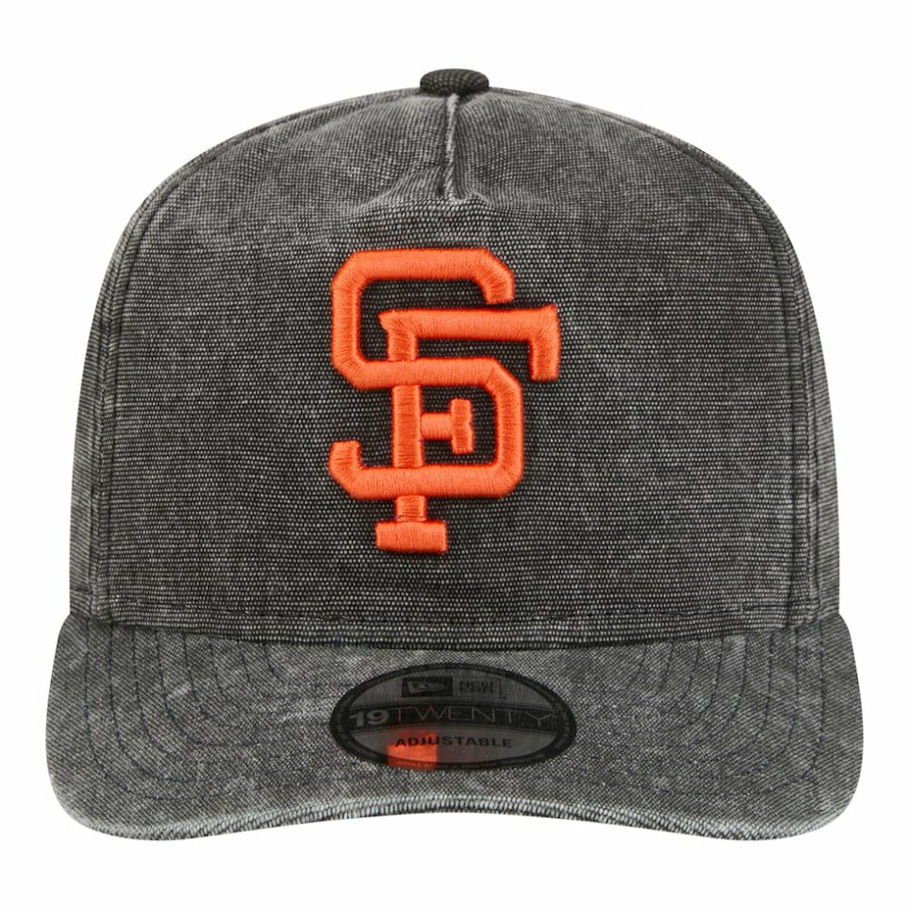 San Francisco Giants Throwback Denim Classic 19TWENTY Adjustable Hat - Black | New Era