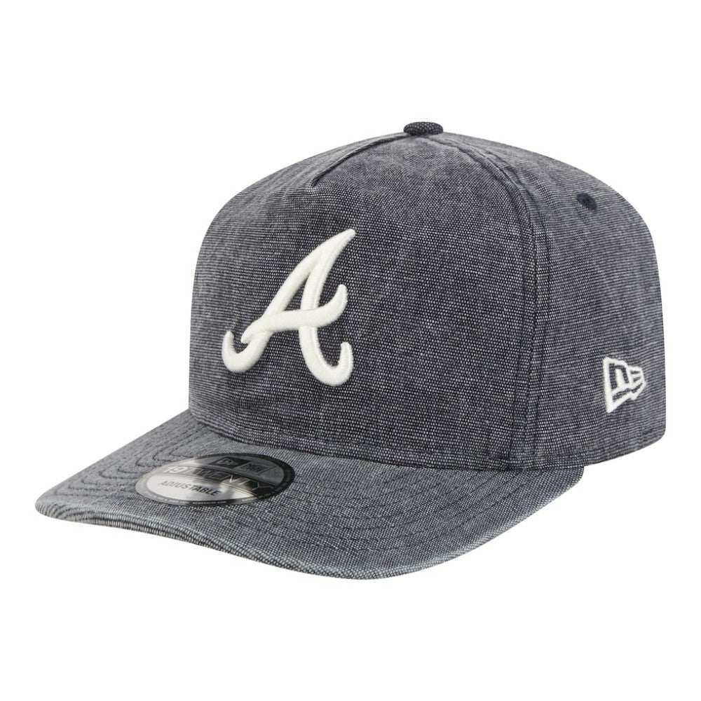 Atlanta Braves  Denim Classic 19TWENTY Adjustable Hat - Navy Heather | New Era