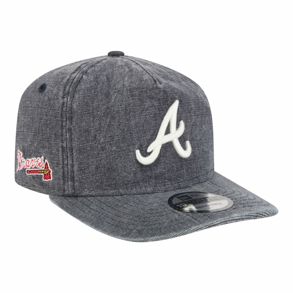 Atlanta Braves  Denim Classic 19TWENTY Adjustable Hat - Navy Heather | New Era