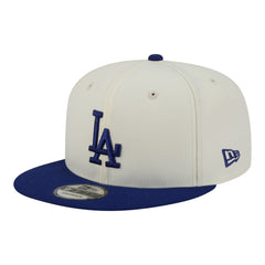 Los Angeles Dodgers Localized 9FIFTY Snapback Hat - Cream/Royal | New Era