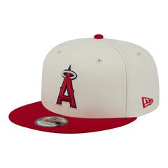 Los Angeles Angels Localized 9FIFTY Snapback Hat - Cream/Red | New Era
