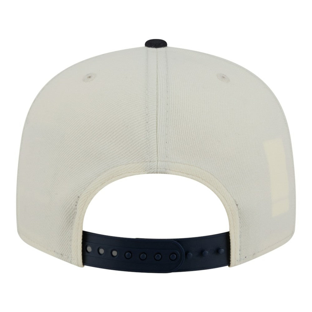 Atlanta Braves Localized 9FIFTY Snapback Hat - Cream/Navy | New Era