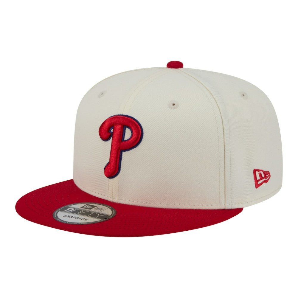 Philadelphia Phillies Localized 9FIFTY Snapback Hat - Cream/Red | New Era