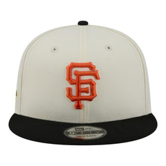 San Francisco Giants Localized 9FIFTY Snapback Hat - Cream/Black | New Era