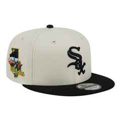 Chicago White Sox Localized 9FIFTY Snapback Hat - Cream/Black | New Era