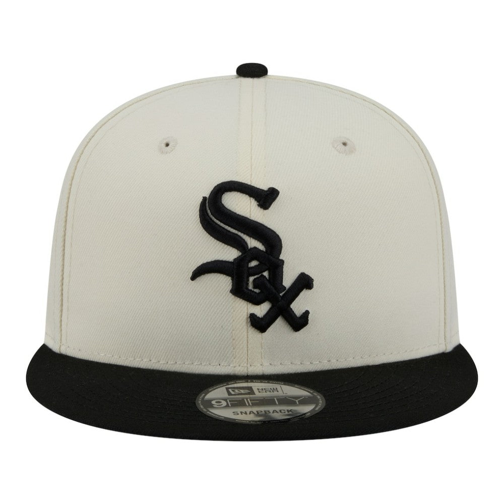 Chicago White Sox Localized 9FIFTY Snapback Hat - Cream/Black | New Era