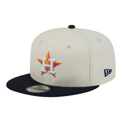 Houston Astros Localized 9FIFTY Snapback Hat - Cream/Navy | New Era