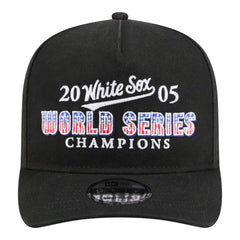 Chicago White Sox 2005 World Series Champions Historic 9FIFTY A-Frame Snapback Hat - Black | New Era