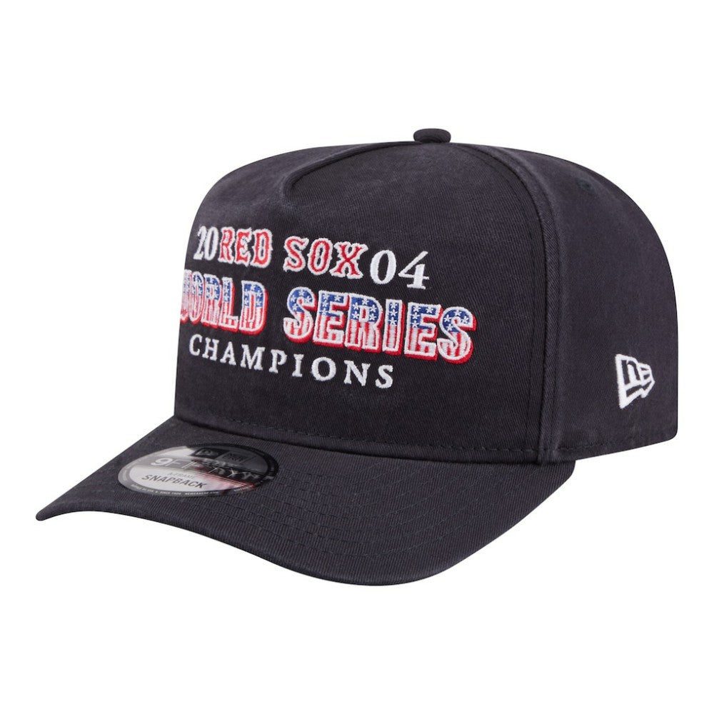 Boston Red Sox 2004 World Series Champions Historic 9FIFTY A-Frame Snapback Hat - Navy | New Era