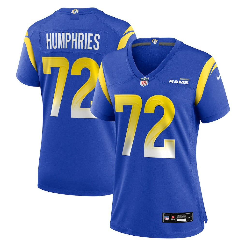 NFL Los Angeles Rams D.J. Humphries  Women's Team Game Jersey