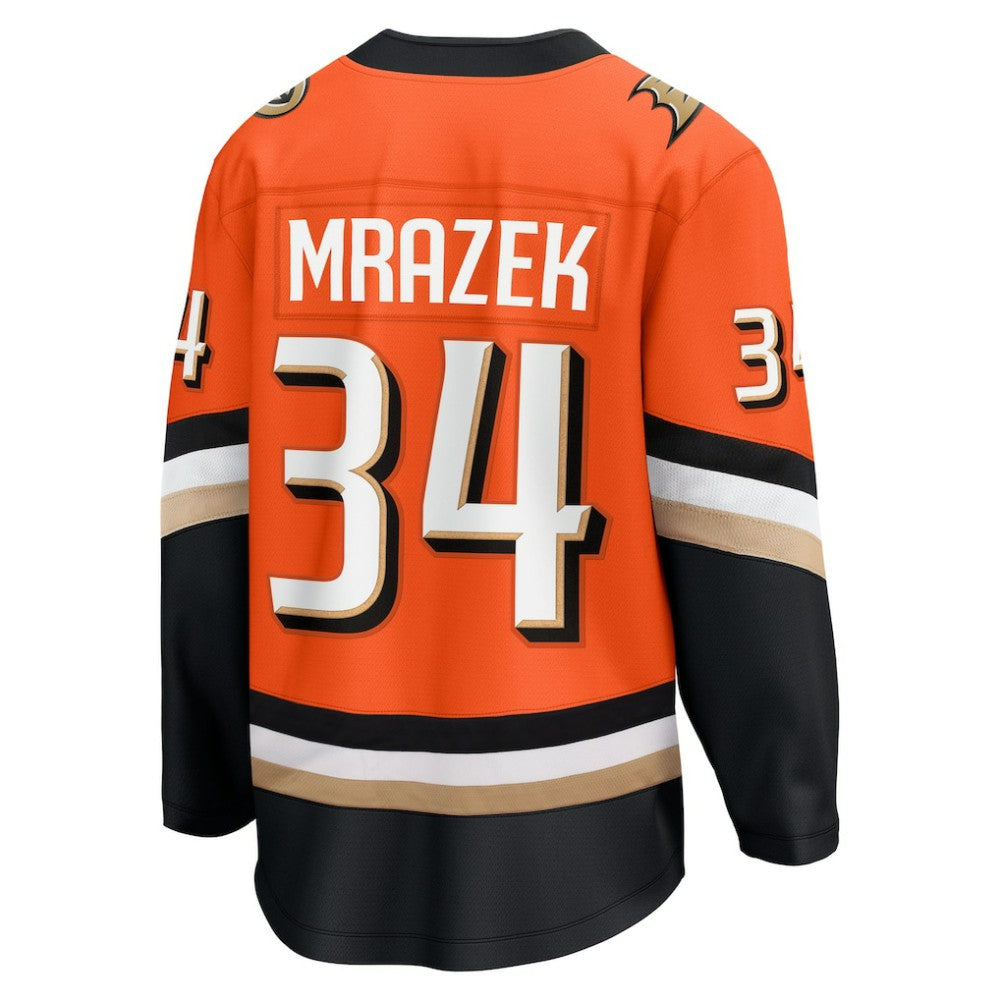 Petr Mrazek Anaheim Ducks Fanatics Home Breakaway Jersey