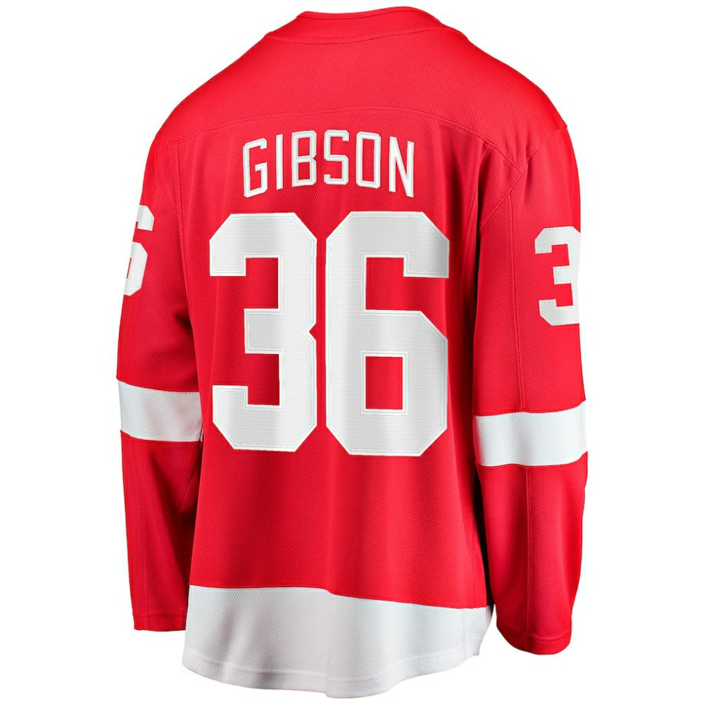 John Gibson Detroit Red Wings Fanatics Home Breakaway Jersey