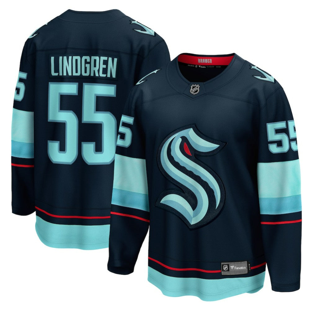 Ryan Lindgren Seattle Kraken Fanatics Home Breakaway Jersey