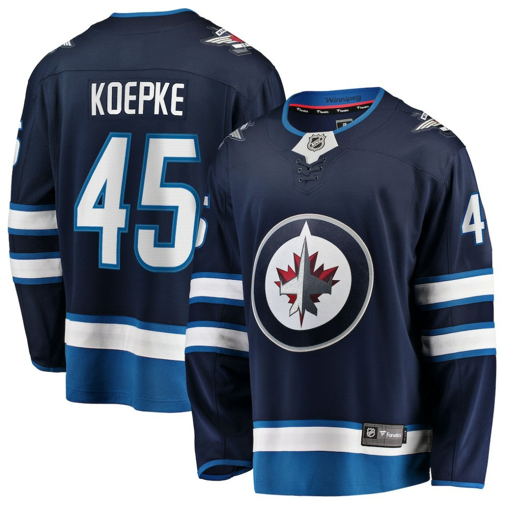 Cole Koepke Winnipeg Jets Fanatics Home Breakaway Jersey