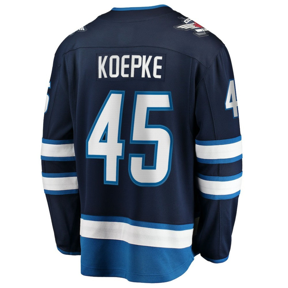 Cole Koepke Winnipeg Jets Fanatics Home Breakaway Jersey