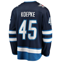 Cole Koepke Winnipeg Jets Fanatics Home Breakaway Jersey