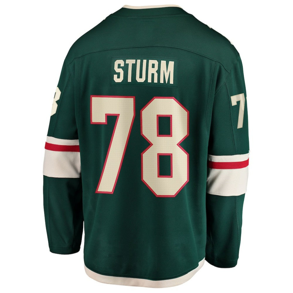 Nico Sturm Minnesota Wild Fanatics Home Breakaway Jersey