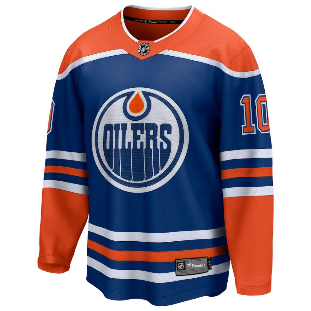 Trent Frederic Edmonton Oilers Fanatics Home Breakaway Jersey