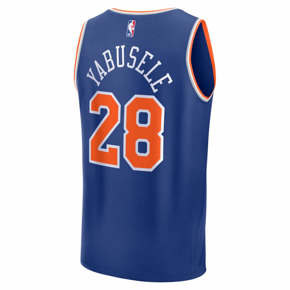 Guerschon Yabusele New York Knicks Fast Break Replica Player Jersey - Icon Edition - Blue | Fanatics outlet
