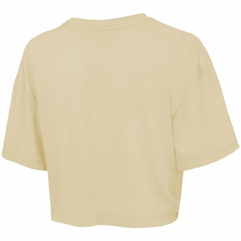 Shohei Ohtani Los Angeles Dodgers Majestic Threads Women's Boxy Crop Top - Cream
