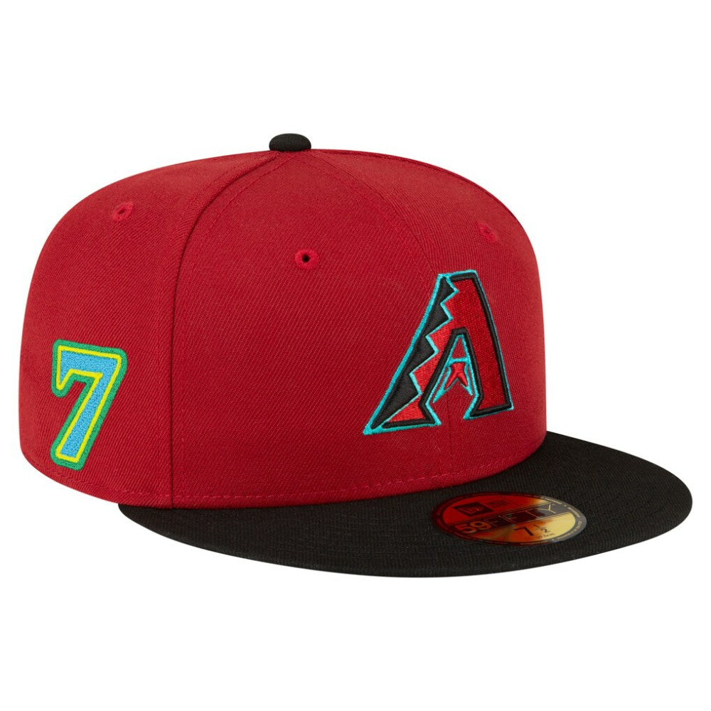Corbin Carroll Arizona Diamondbacks 2025 Player’s Weekend 59FIFTY Fitted Hat - Red | New Era