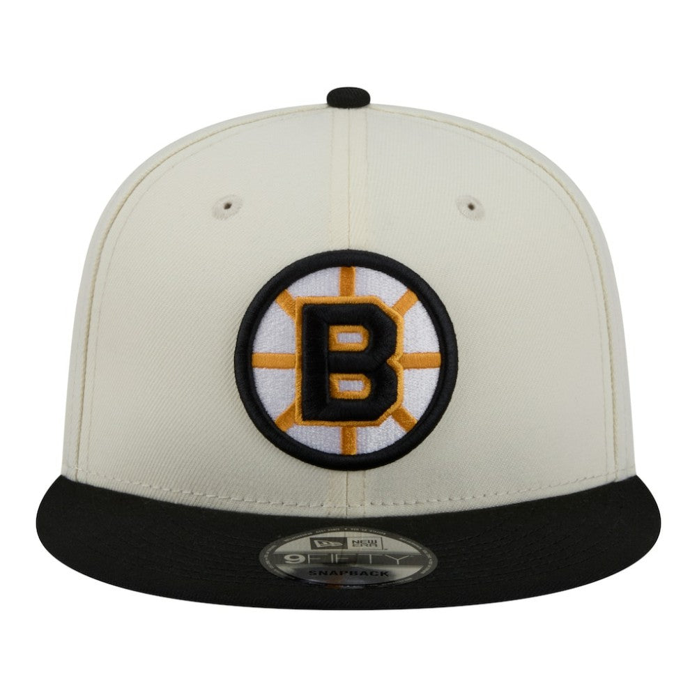 Boston Bruins New Era Injection Localized Two-Tone 9FIFTY Snapback Hat