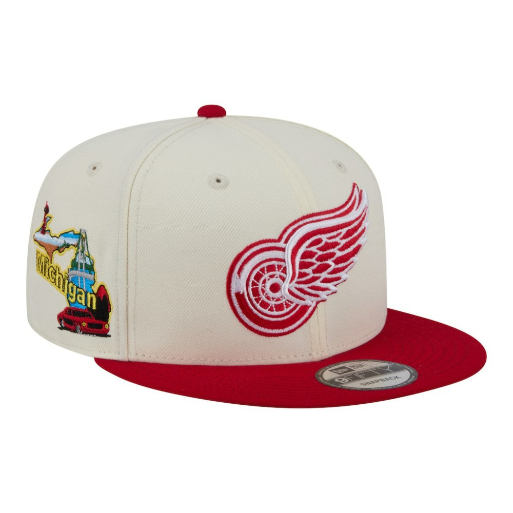 Detroit Red Wings New Era Injection Localized Two-Tone 9FIFTY Snapback Hat