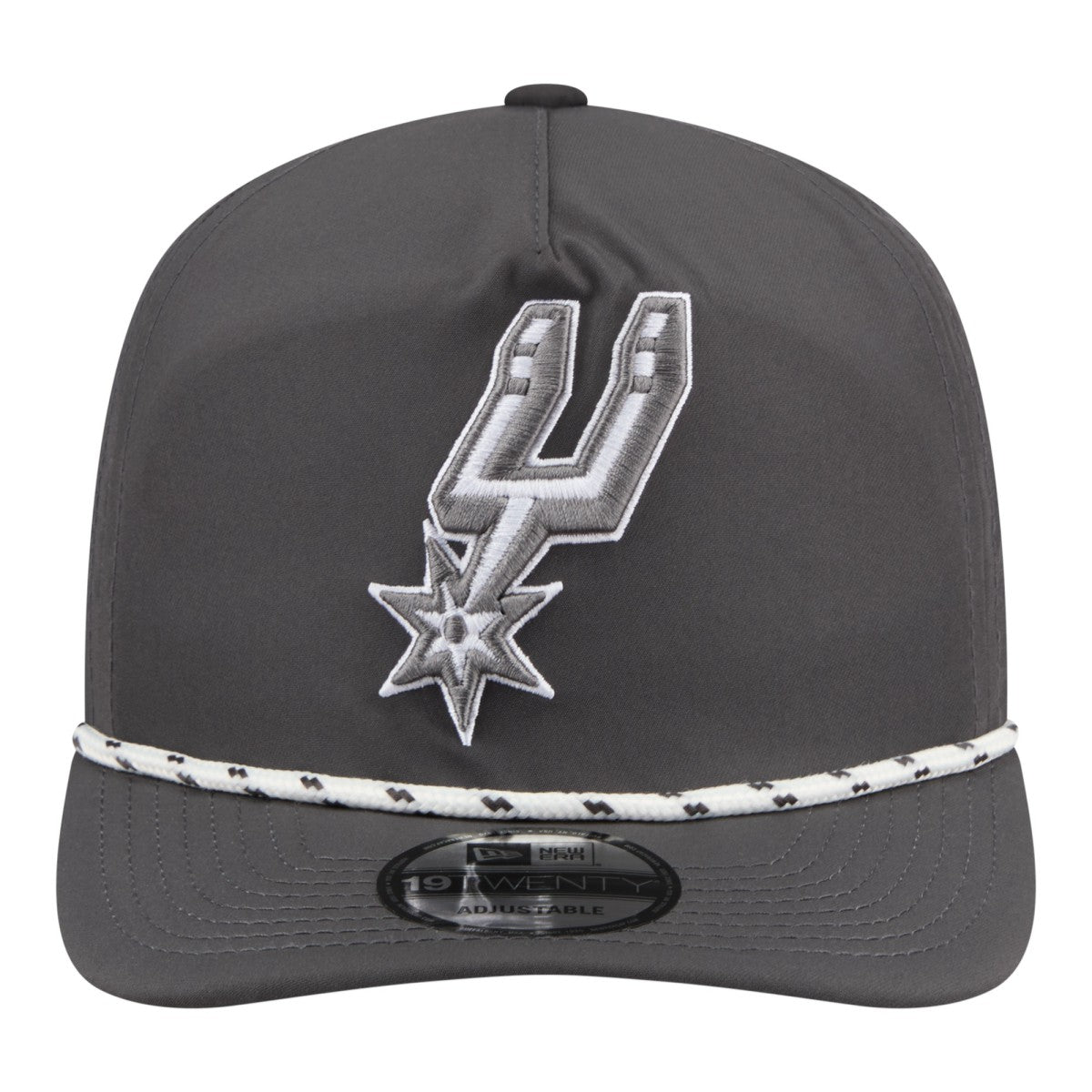San Antonio Spurs Tonal Rope 19TWENTY Adjustable Hat - Graphite | New Era for sale