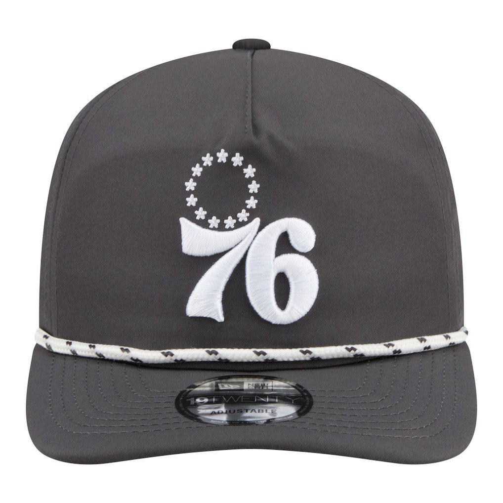 Philadelphia 76ers Tonal Rope 19TWENTY Adjustable Hat - Graphite | New Era discount