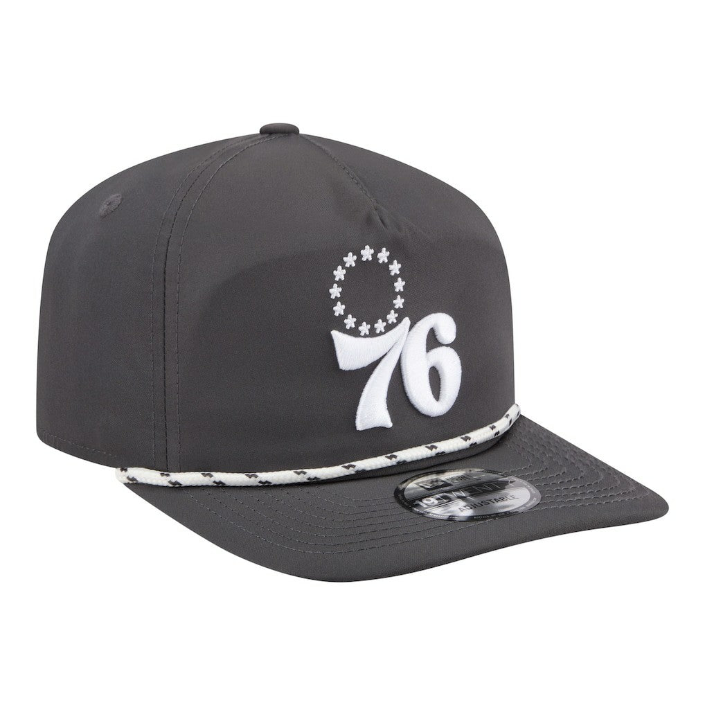 Philadelphia 76ers Tonal Rope 19TWENTY Adjustable Hat - Graphite | New Era discount