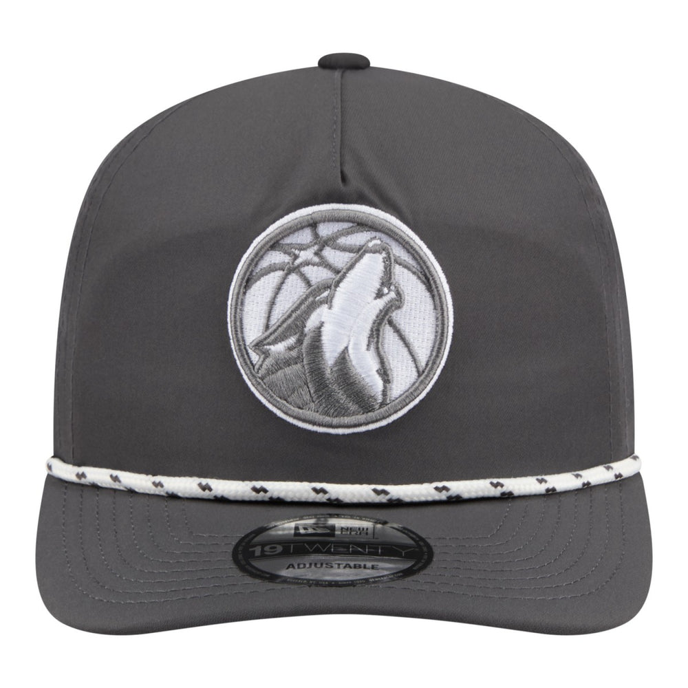 Minnesota Timberwolves Tonal Rope 19TWENTY Adjustable Hat - Graphite | New Era for sale