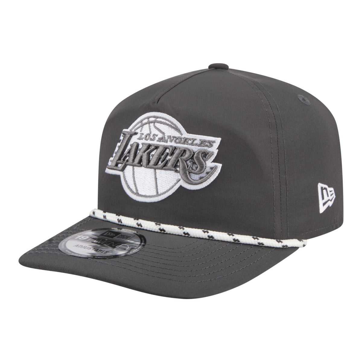 Los Angeles Lakers Tonal Rope 19TWENTY Adjustable Hat - Graphite | New Era on sale