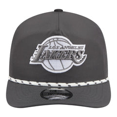 Los Angeles Lakers Tonal Rope 19TWENTY Adjustable Hat - Graphite | New Era on sale