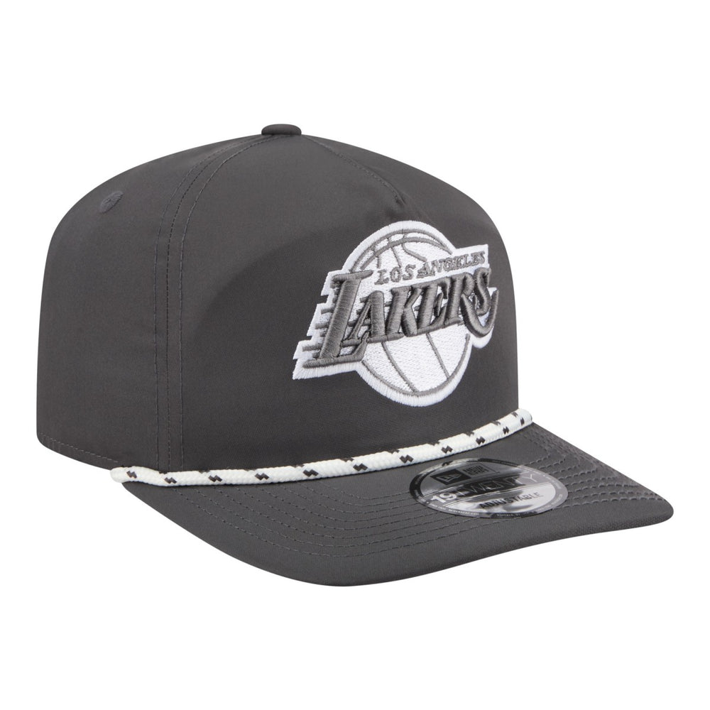 Los Angeles Lakers Tonal Rope 19TWENTY Adjustable Hat - Graphite | New Era on sale