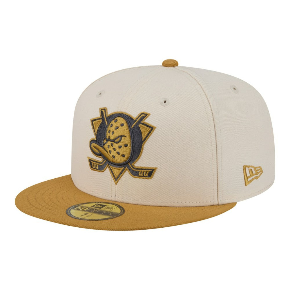Anaheim Ducks New Era Colorpack Two-Tone 59FIFTY Fitted Hat