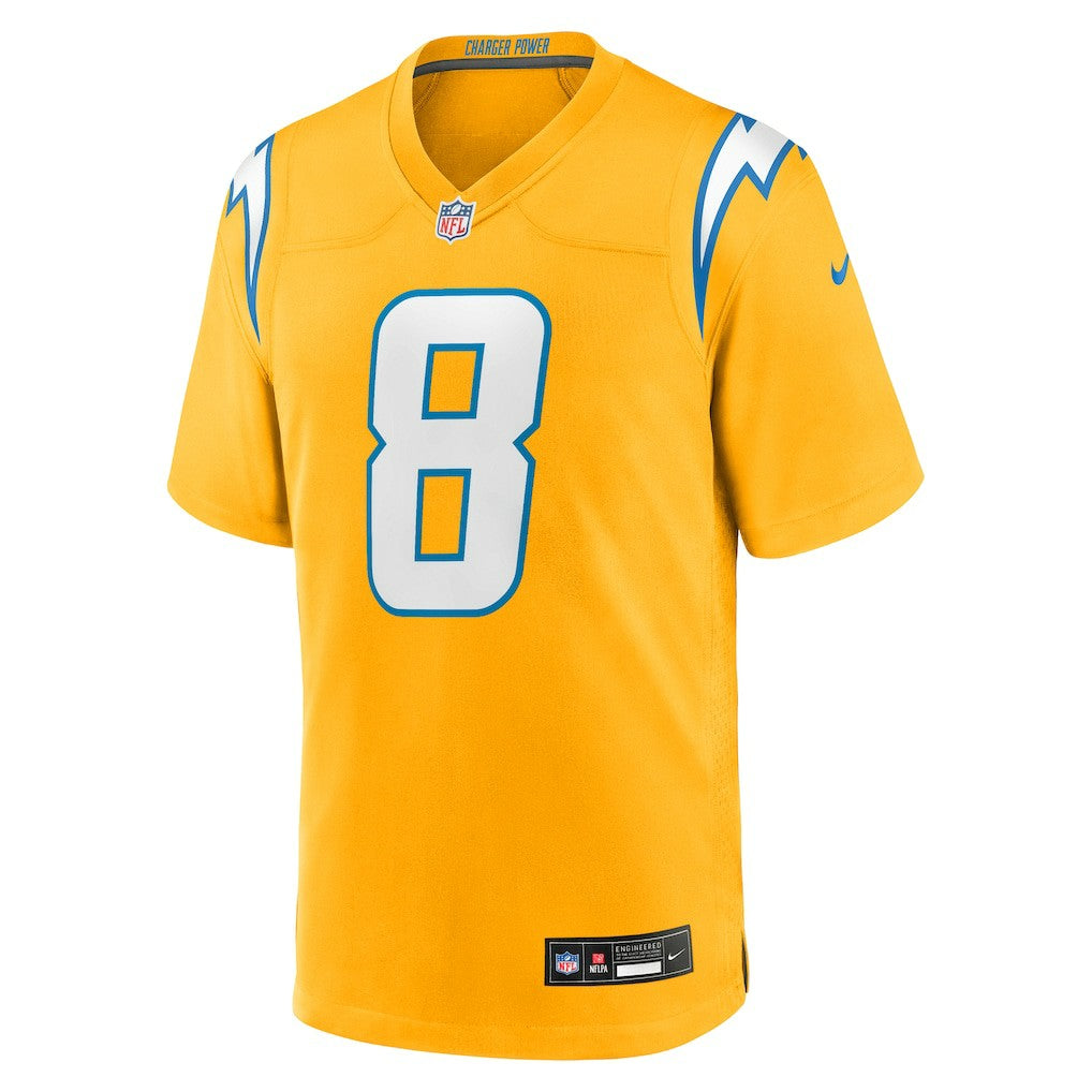 NFL Los Angeles Chargers Omarion Hampton  Alternate Charger Power Game Player Jersey